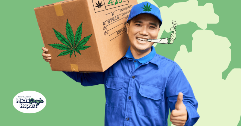 Weed delivery man