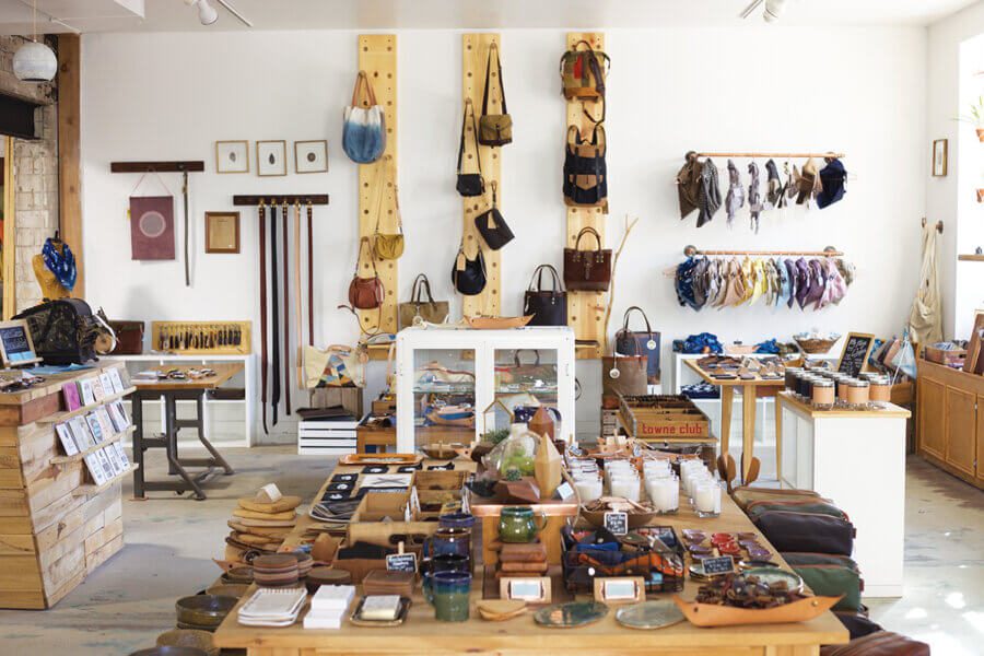 Interior view of Gemini Handmade's store in Grand Rapids