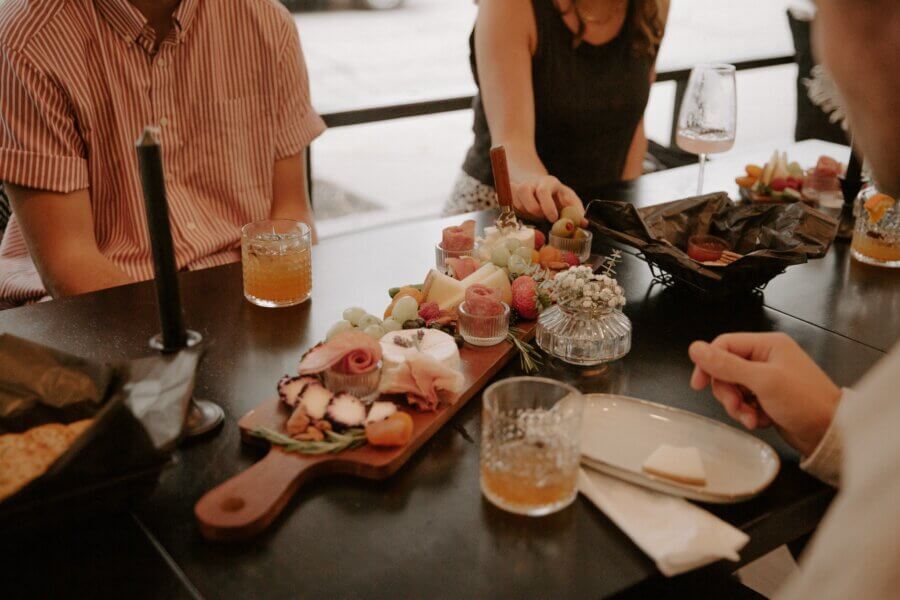 Charcuterie board from Grazing Table