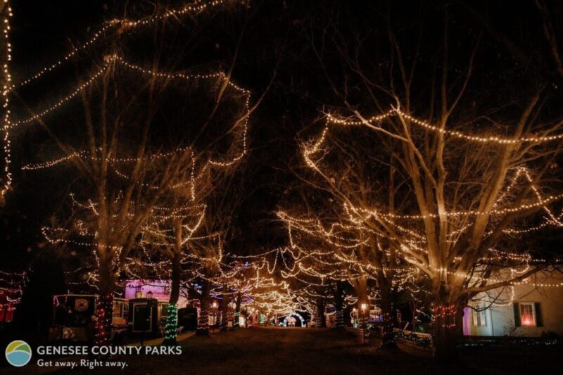 10 magical holiday light displays near Detroit