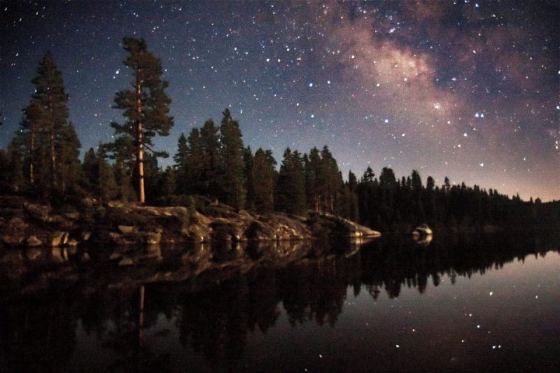 milky way in the sky