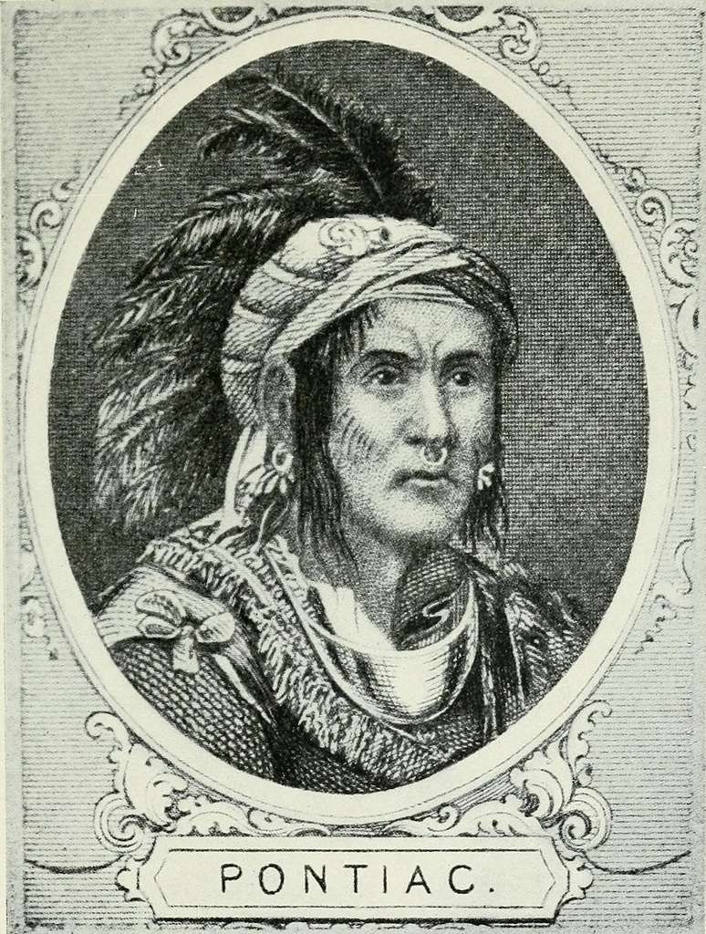 Portrait of Chief Pontiac from 1906